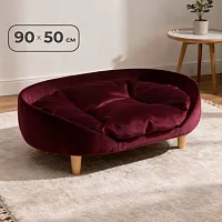 Лежанка Лилу 50*90 см, Бордовый