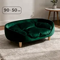 Лежанка Лилу 50*90 см, Изумруд