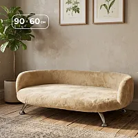 Лежанка Лео 90*60 см, Бежевый