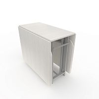 Стол книжка трансформер от производителя Maksimus 2 Plus - 3050х1000х770 цвет столешницы Бодега подстолье Светлое