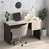 Стол письменный с тумбой Джаз СП3 Венге/Дуб Молочный