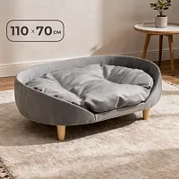 Лежанка Лилу 70*110 см, Серый