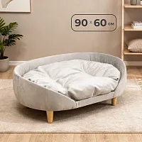 Лежанка Лилу 60*90 см, Жемчужный